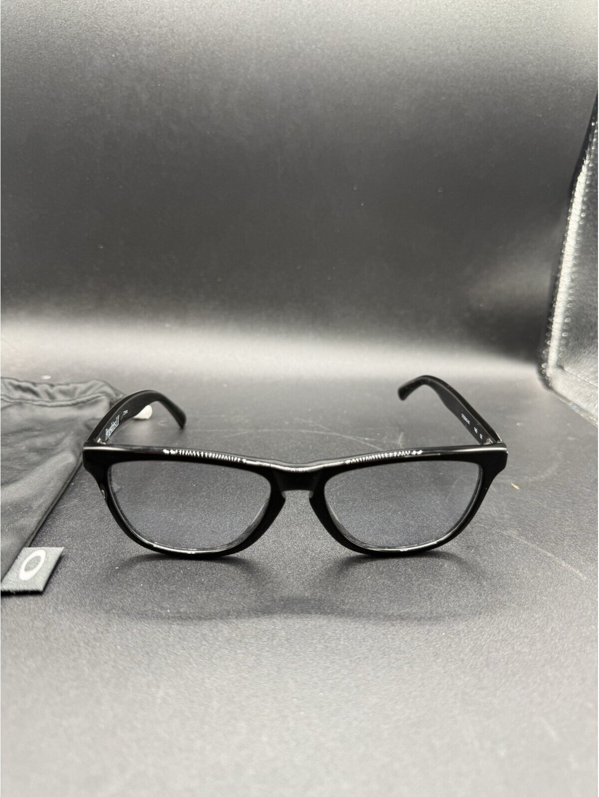 Oakley Frogskin Lx Polished Black/Clear Lenses Oo2043-01